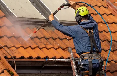 Démoussage et hydrofuge de toiture à Peille